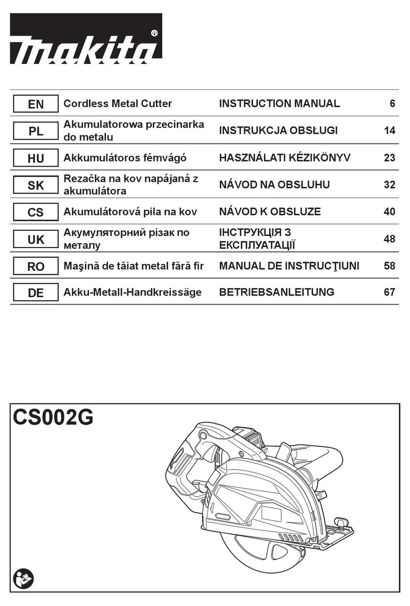 Makita CS002GZ instruction manual