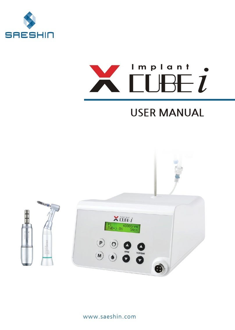 SAESHIN Implant X Cube i user manual SAESHIN Implant X Cube i user manual