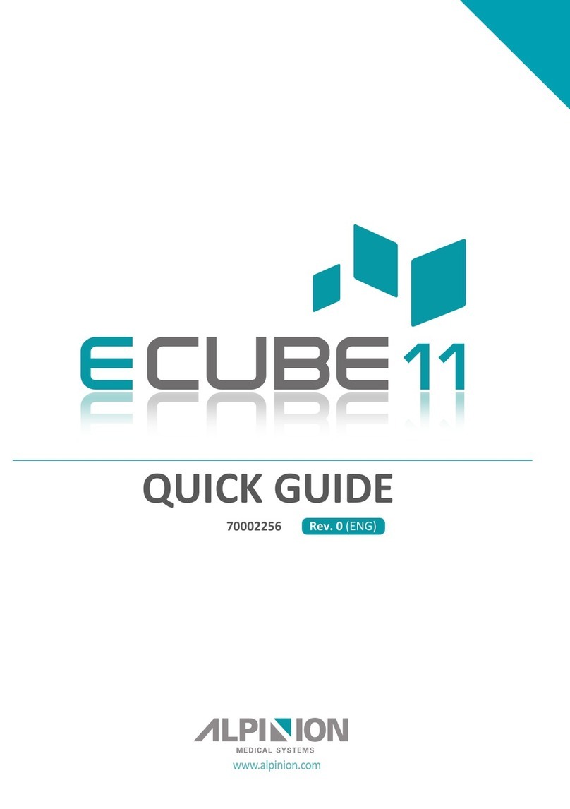 Alpinion Medical Systems E CUBE 11 quick guide Alpinion Medical Systems E CUBE 11 quick guide