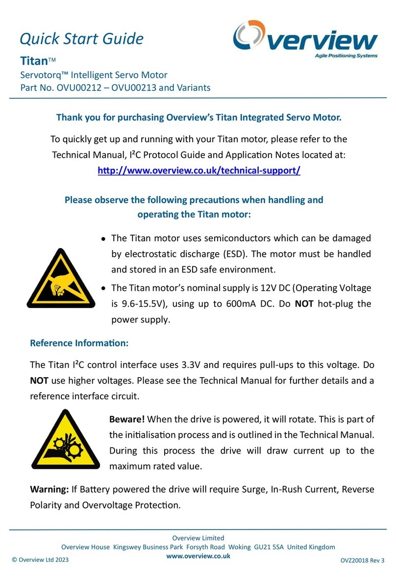 Overview Titan Servotorq OVU00212 quick start guide Overview Titan Servotorq OVU00212 quick start guide