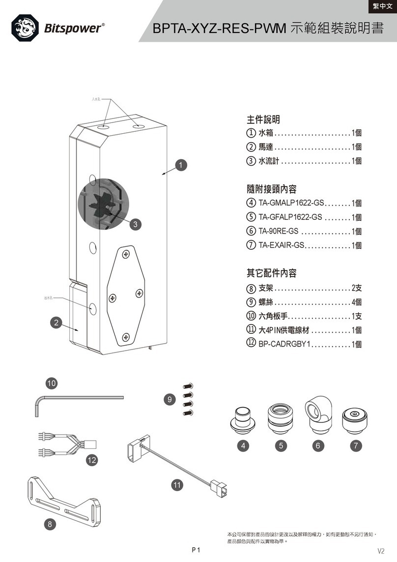Bitspower BPTA-XYZ-RES-PWM User manual Bitspower BPTA-XYZ-RES-PWM User manual