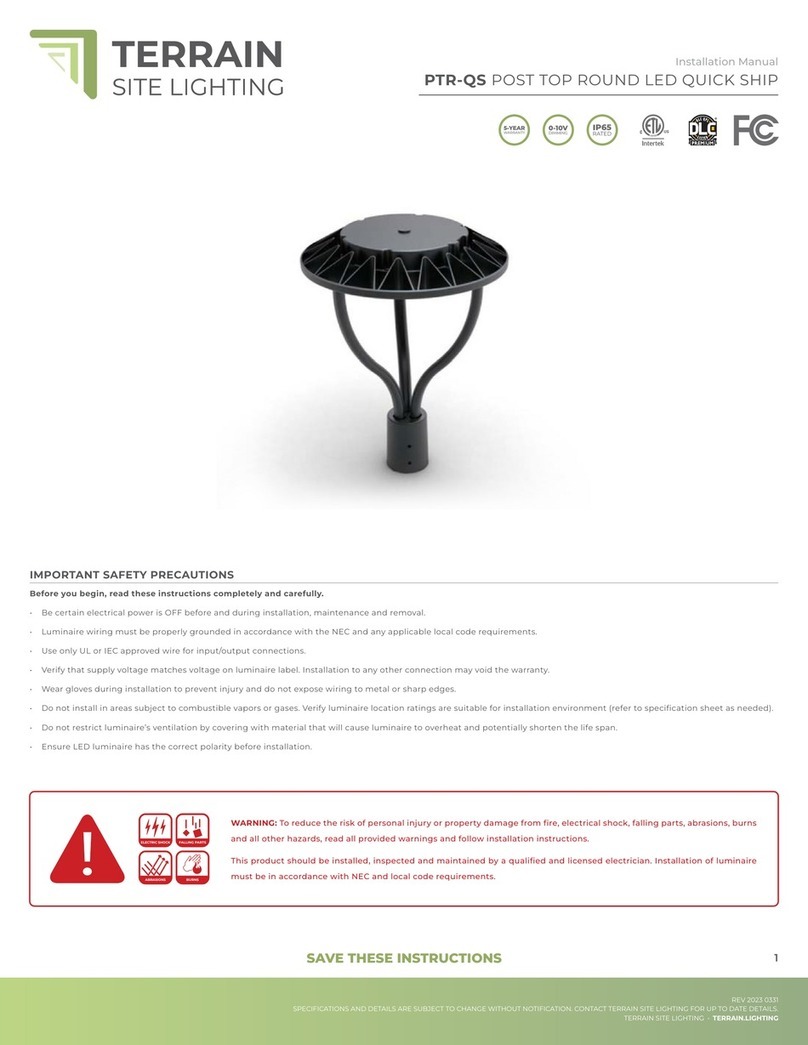 TERRAIN PTR-QS installation manual