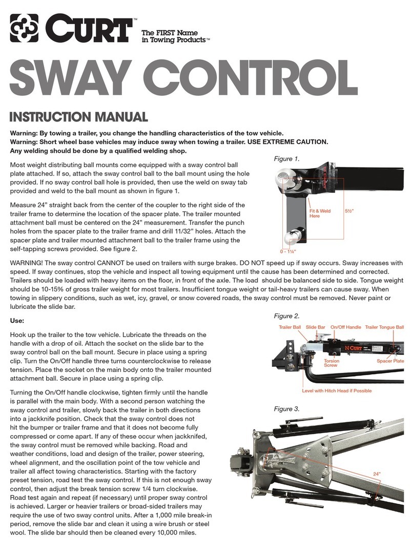 curt SWAY CONTROL User manual