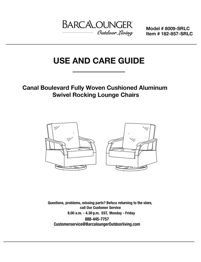 BARCALOUNGER Canal Boulevard 8009-SRLC User manual