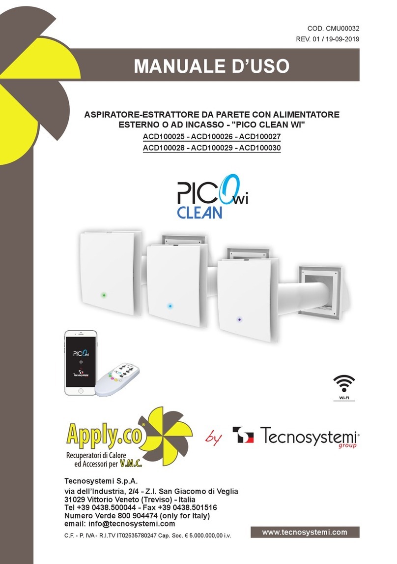 Tecnosystemi ACD100025 user manual