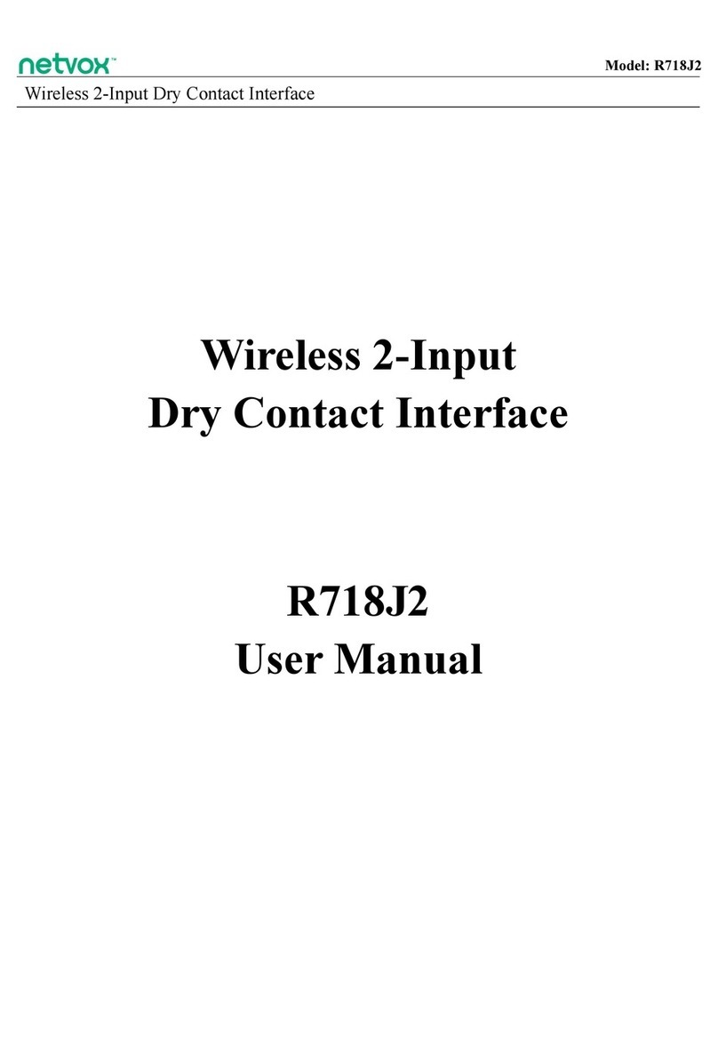 netvox R718J2 User manual