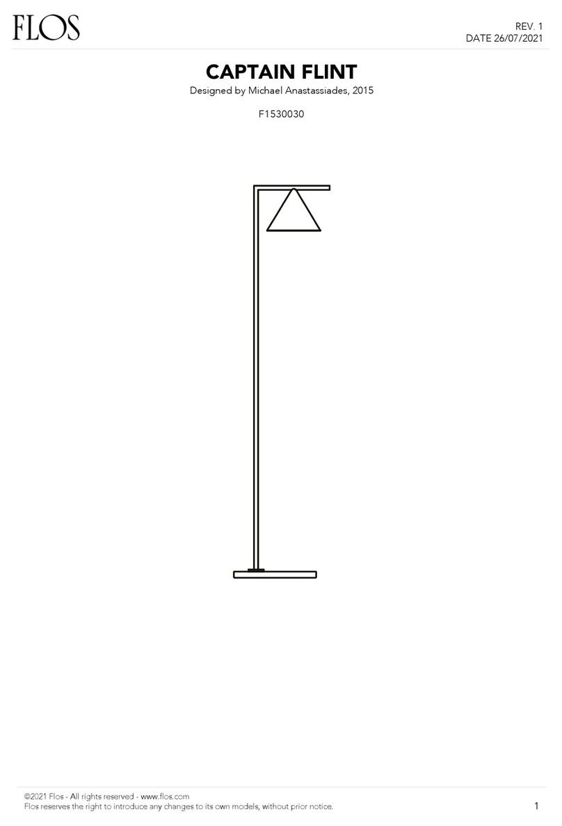 FLOS CAPTAIN FLINT F1530030 manual