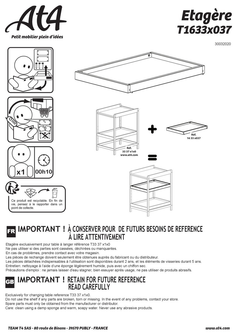 ATA Etagere T1633x037 manual