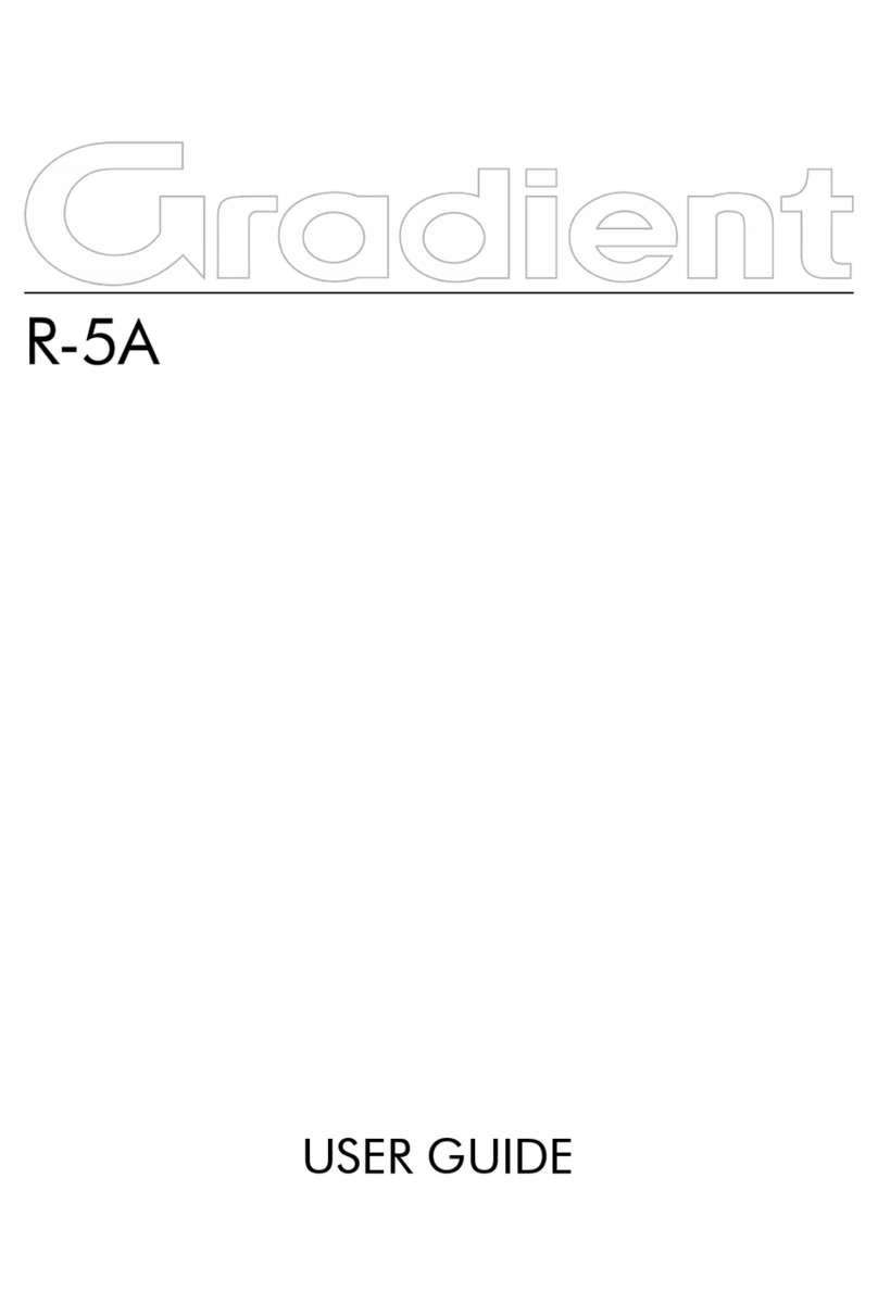 Gradient R-5A User manual