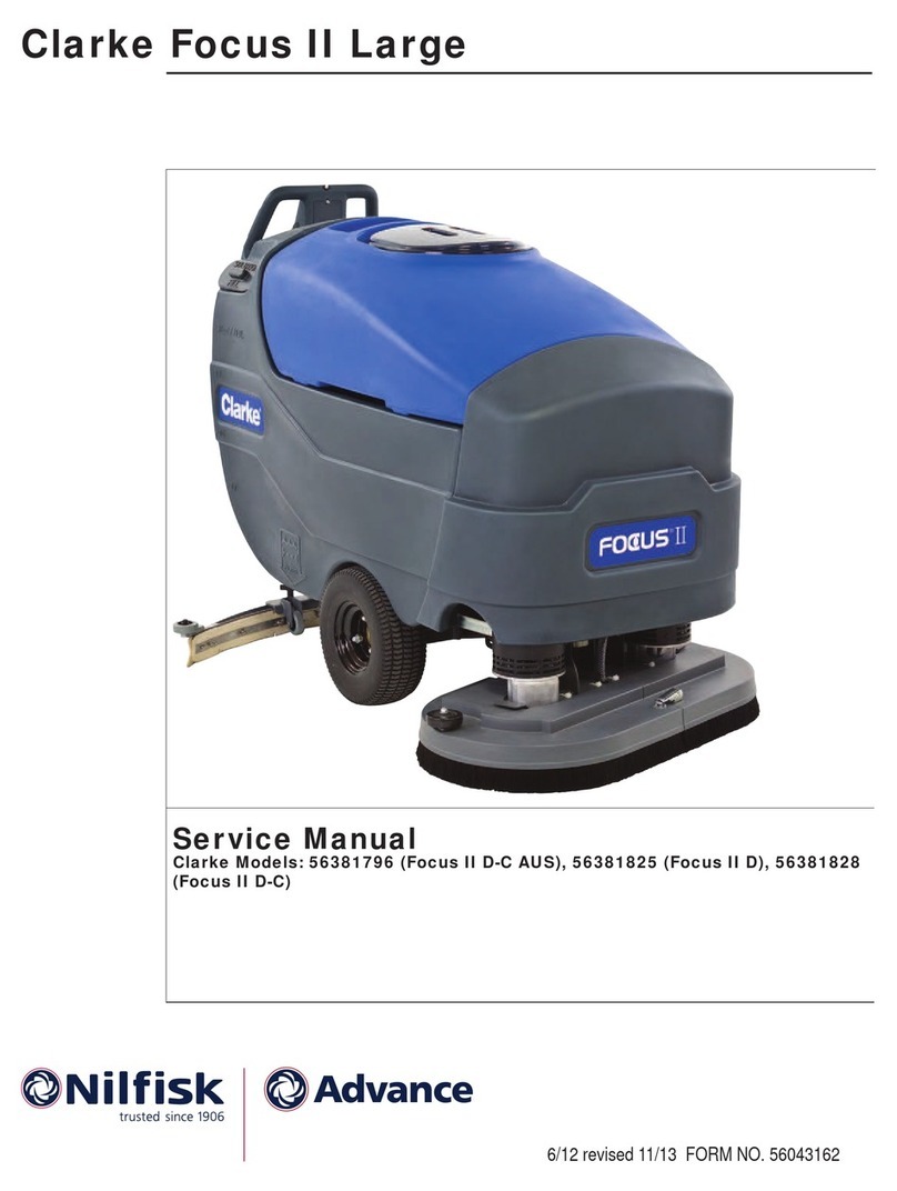 Nilfisk-Advance Clarke Focus II Large User manual