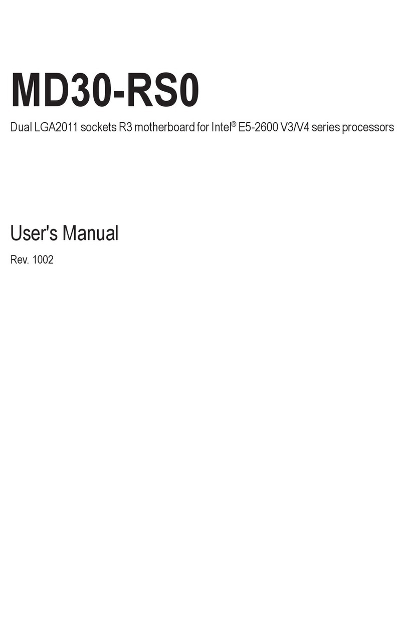 GIGA-BYTE TECHNOLOGY MD30-RS0 User manual GIGA-BYTE TECHNOLOGY MD30-RS0 User manual