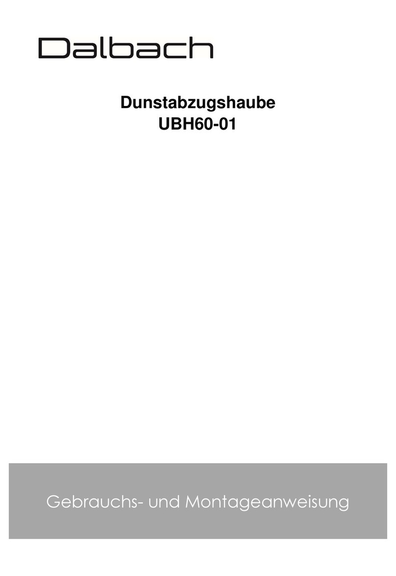 Dalbach UBH60-01 instruction manual Dalbach UBH60-01 instruction manual