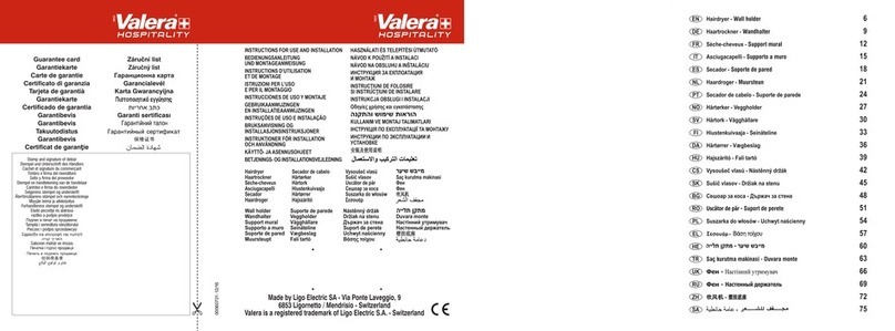 VALERA 554.02 Operation manual VALERA 554.02 Operation manual