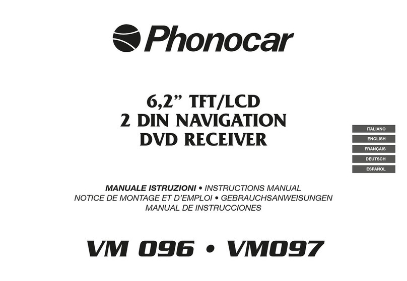 Phonocar VM 096 instruction manual Phonocar VM 096 instruction manual