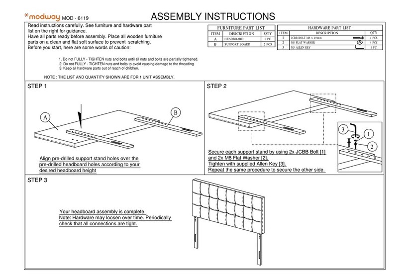 modway MOD-6119 User manual