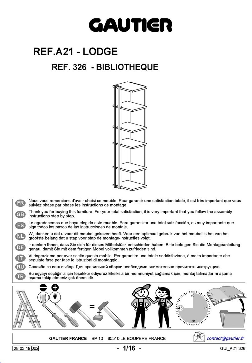 Gautier A21 User manual