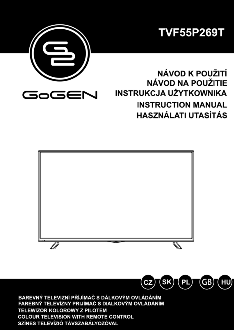 Gogen TVF55P269T User manual