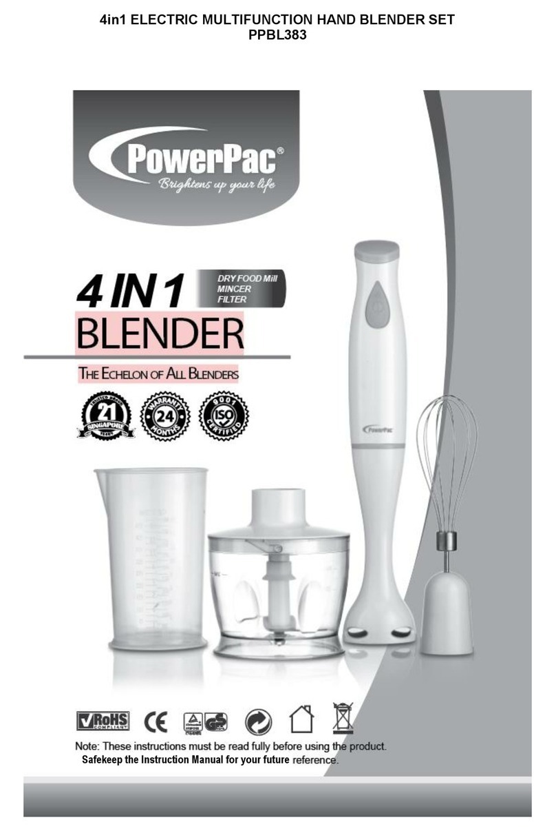 PowerPac PPBL383 User manual
