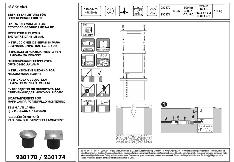 SLV 230170 operating manual
