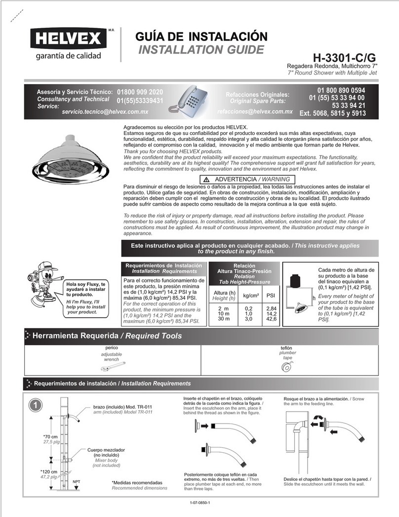 Helvex H-3301-C/G User manual