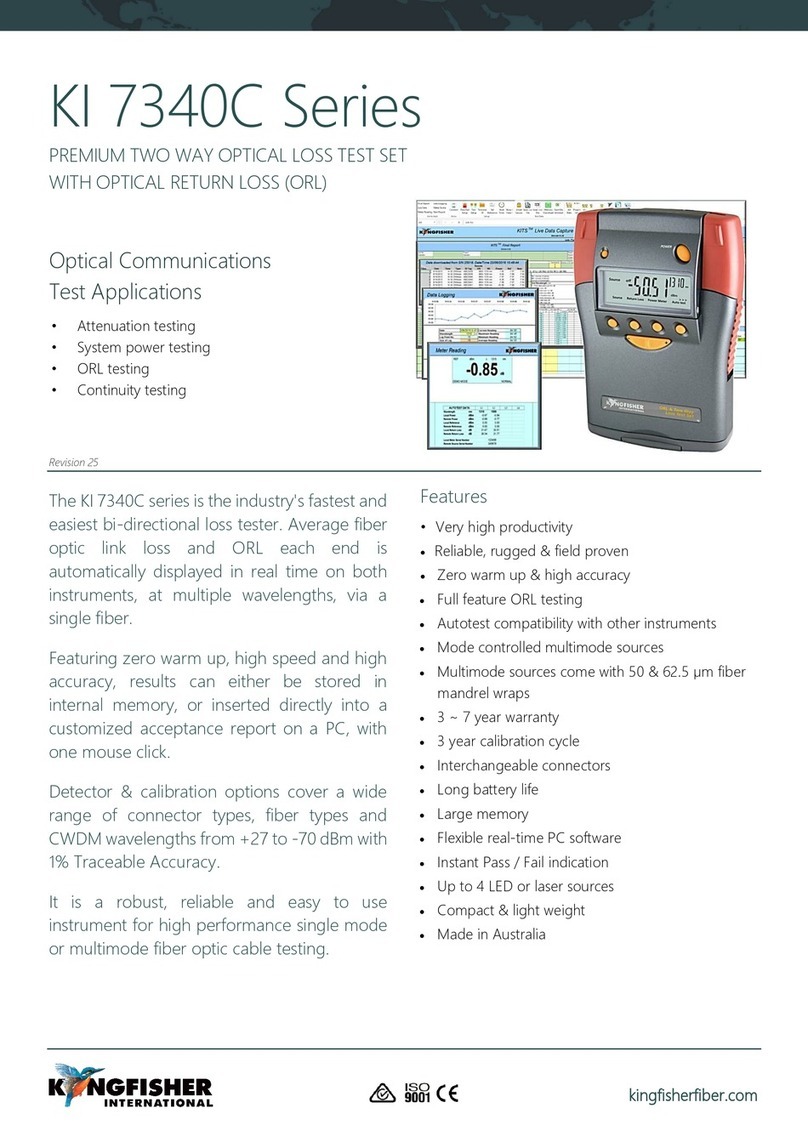 Kingfisher KI7343C-InGaAs User manual