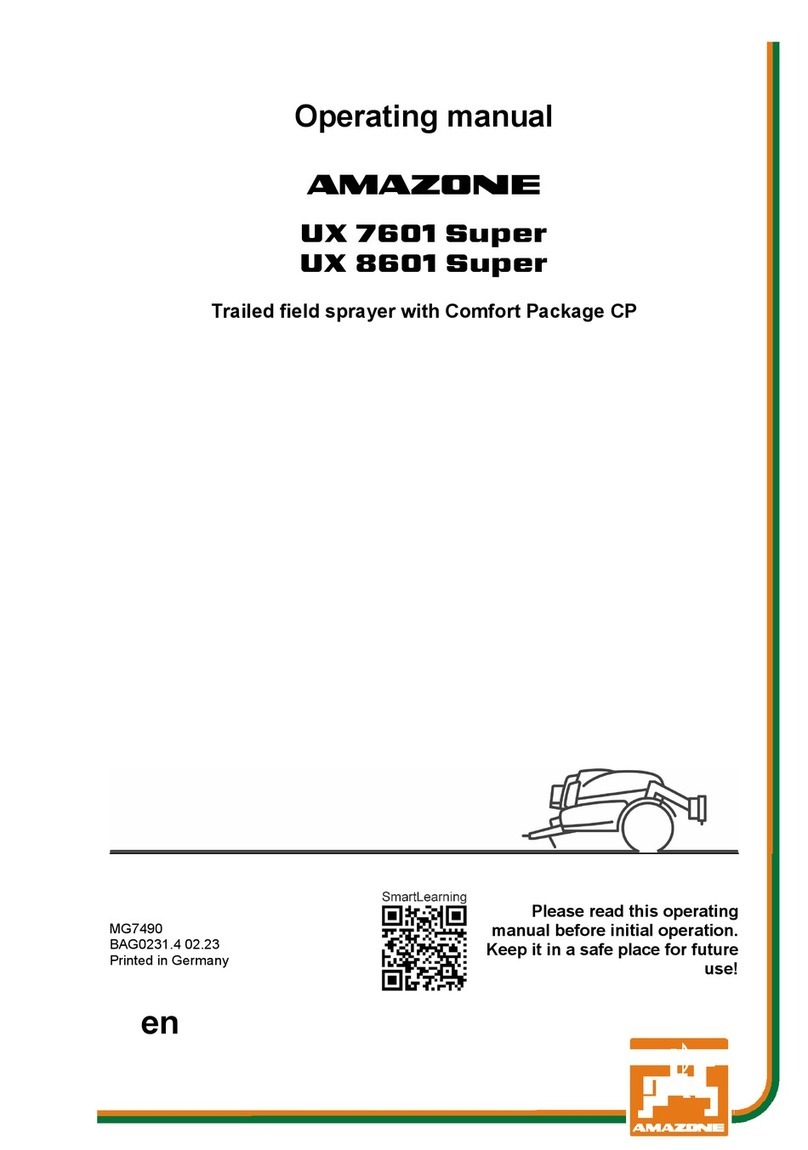 Amazone UX 7601 Super User manual Amazone UX 7601 Super User manual