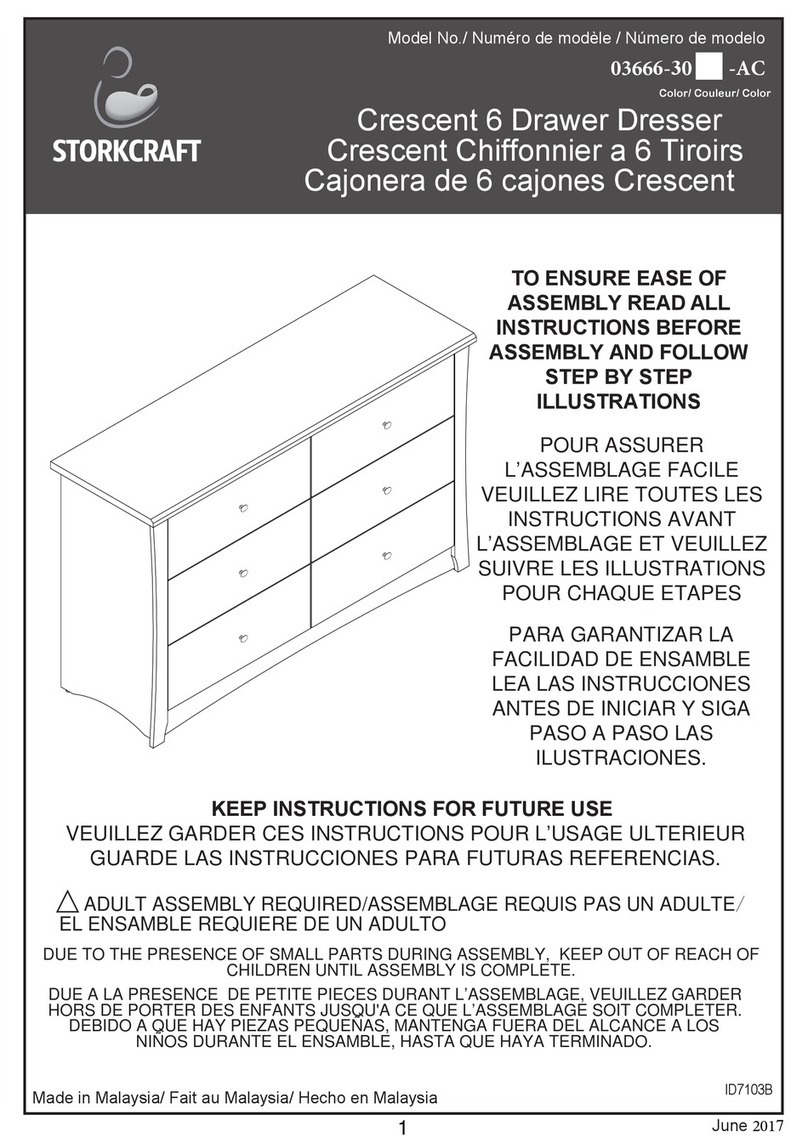Storkcraft Crescent 03666-30 AC Series User manual