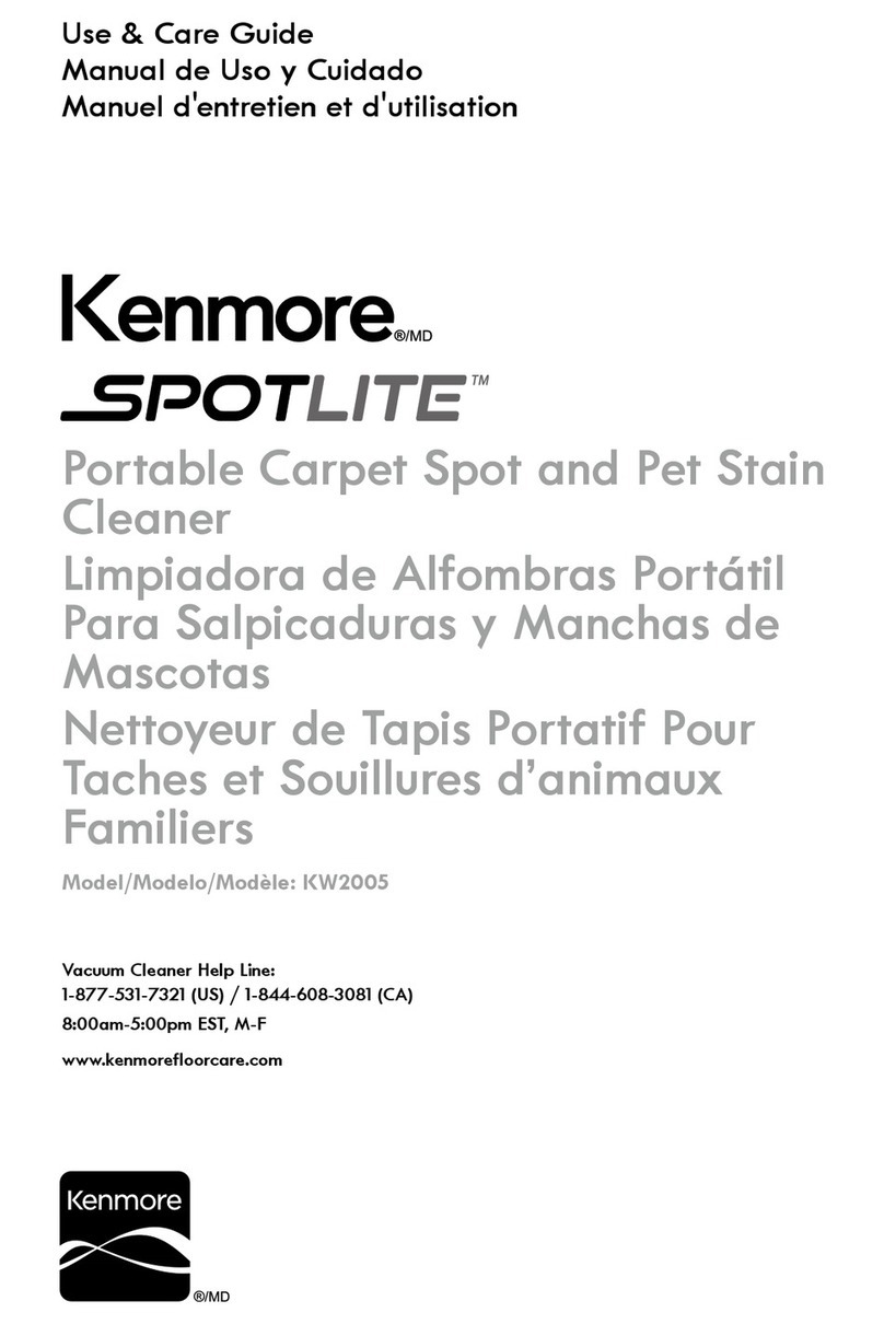 Kenmore SPOTLITE KW2005 User manual