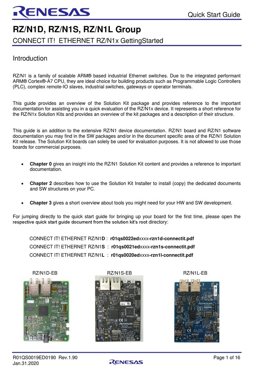 Renesas RZ/N1D Series User manual