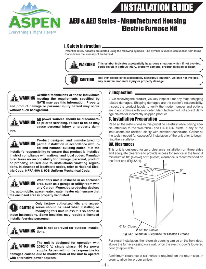 Aspen AEU Series installation guide Aspen AEU Series installation guide