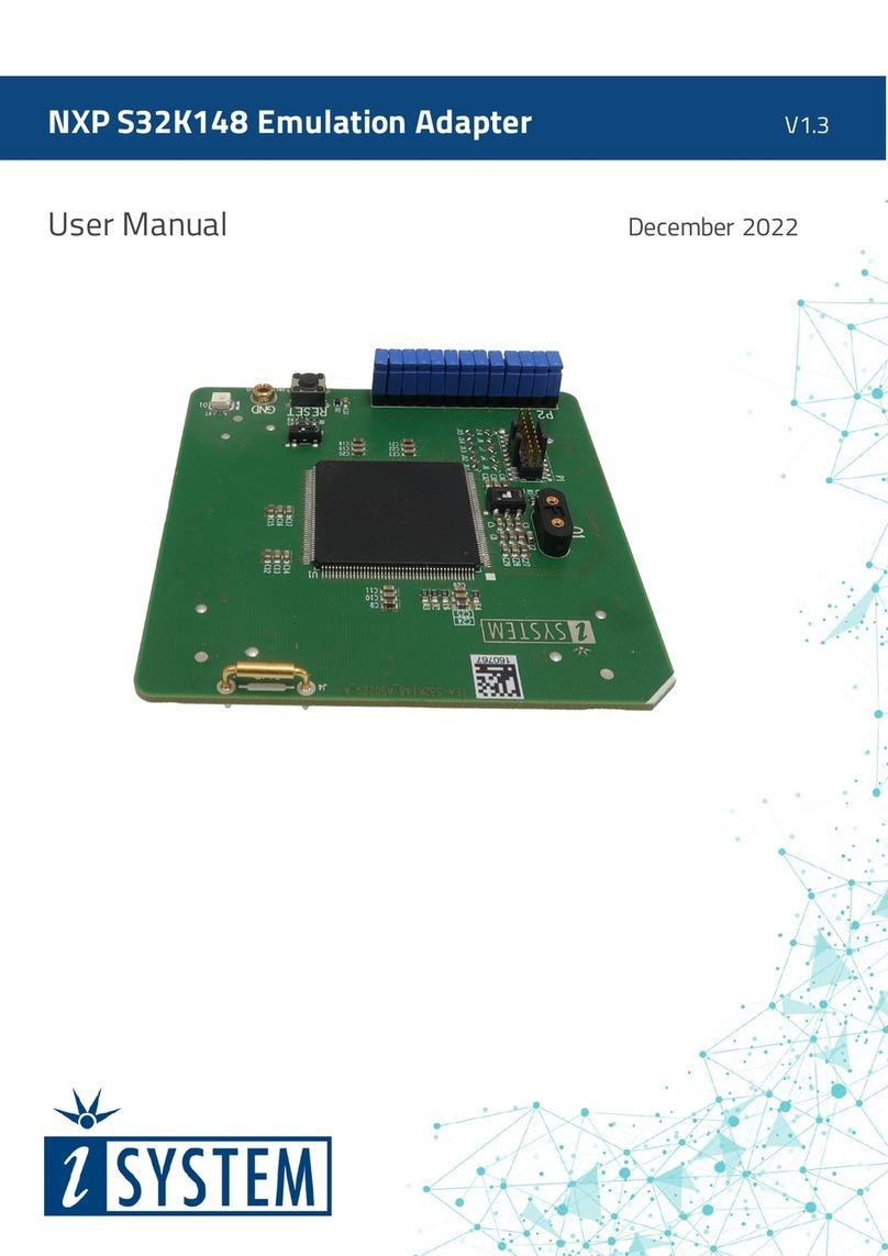 iSystem NXP S32K148 User manual iSystem NXP S32K148 User manual