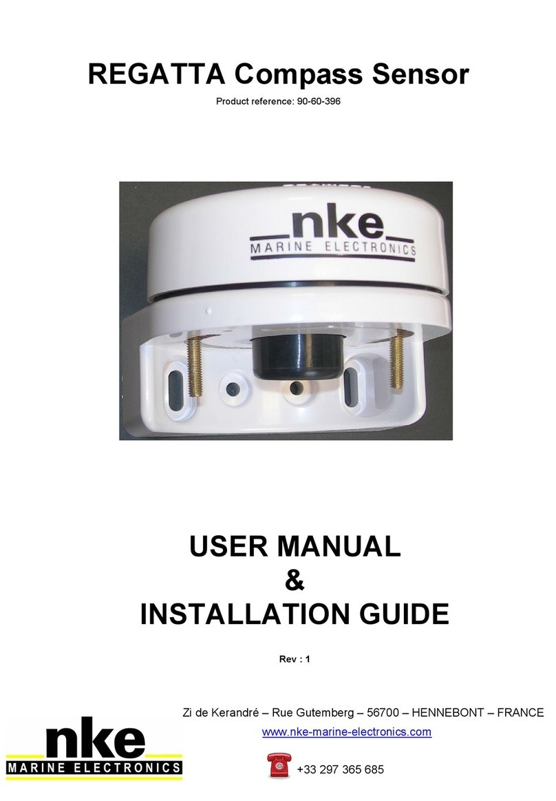 NKE REGATTA Compass User manual & installation guide