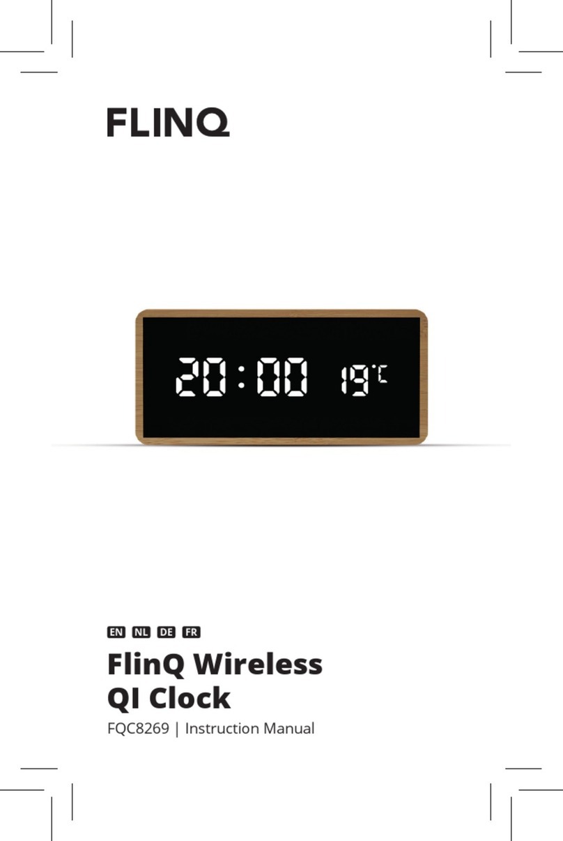 FLINQ Wireless QI Clock User manual