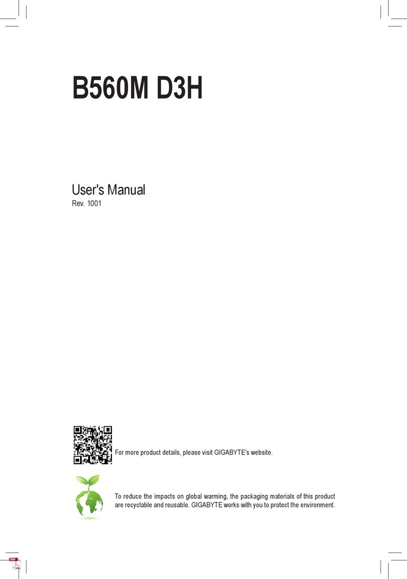Gigabyte B560M D3H user manual
