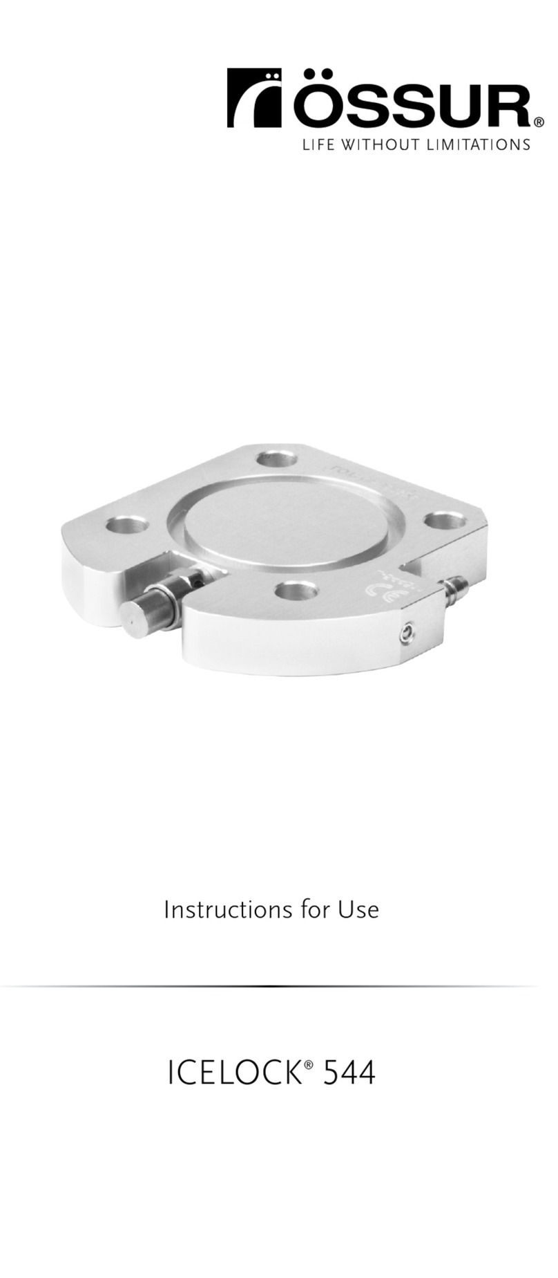 Ossur ICELOCK 544 Series Instructions for use