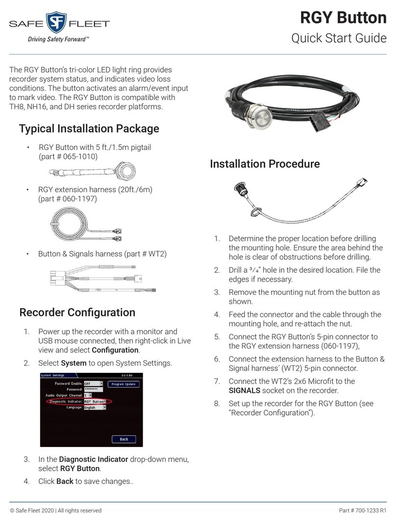 Safe Fleet RGY Button quick start guide