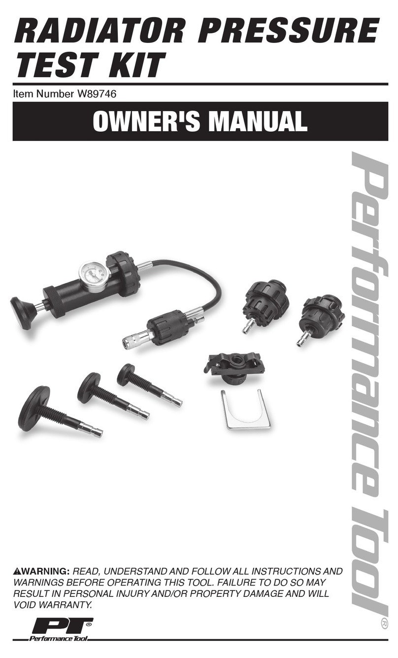 Performance Tool W89746 owner's manual