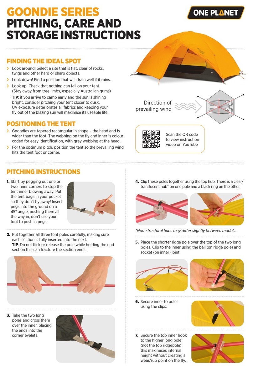 ONE PLANET Goondie Series instructions