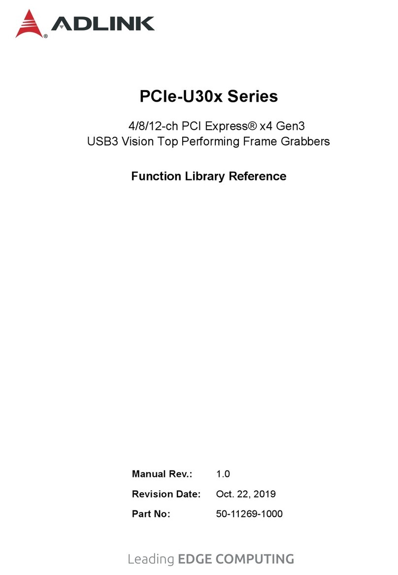ADLINK Technology PCIe-U30 Series User manual