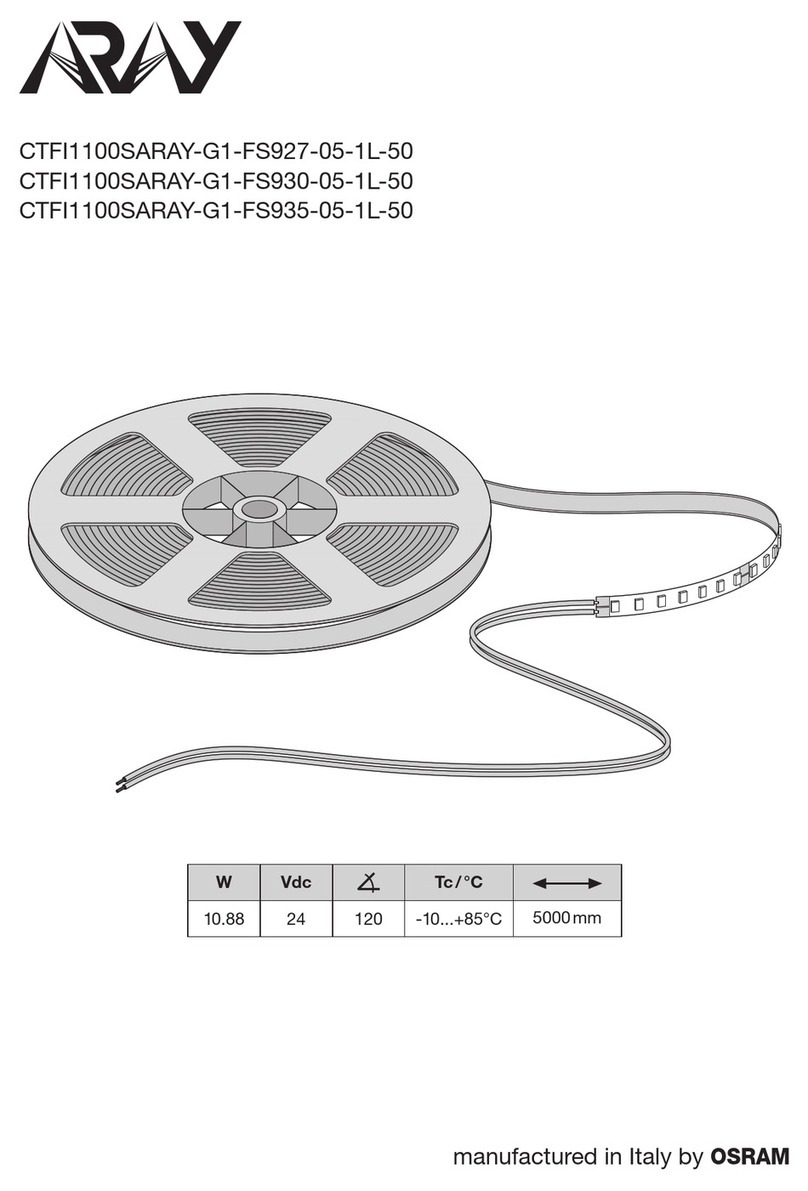 Osram ARAY CTFI1100SARAY-G1-FS927-05-1L-50 User manual