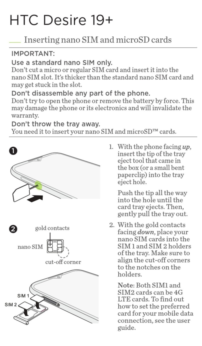 HTC Desire 19+ User manual