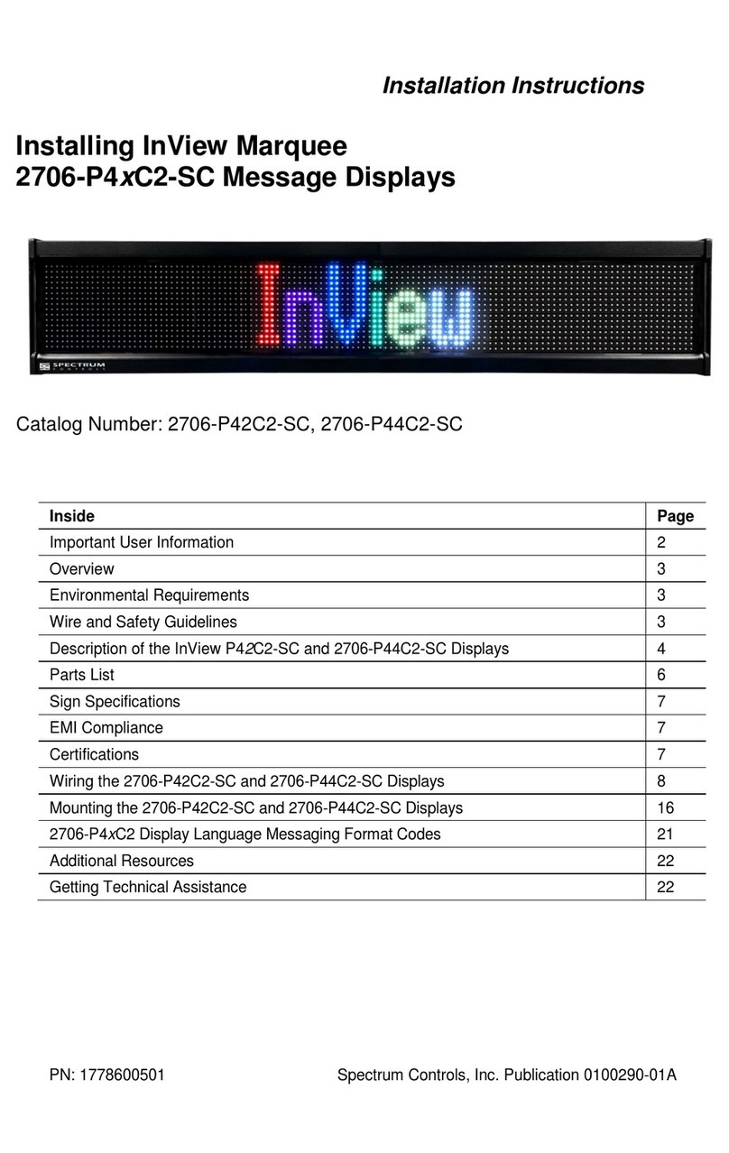 Spectrum Controls 2706-P4 C2-SC Series installation instructions