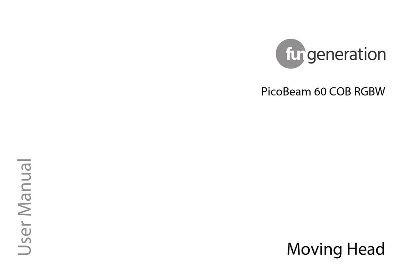 Fun Generation PicoBeam 60 COB RGBW User manual