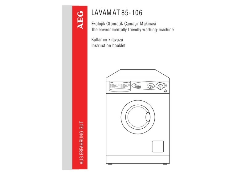 AEG LAVAMAT 85 Instruction booklet