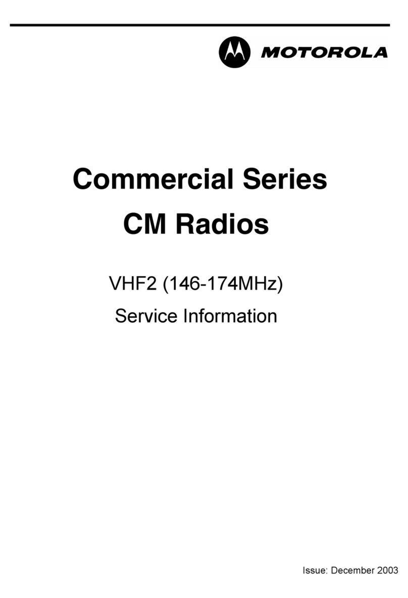 Motorola VHF2 Operating and installation instructions