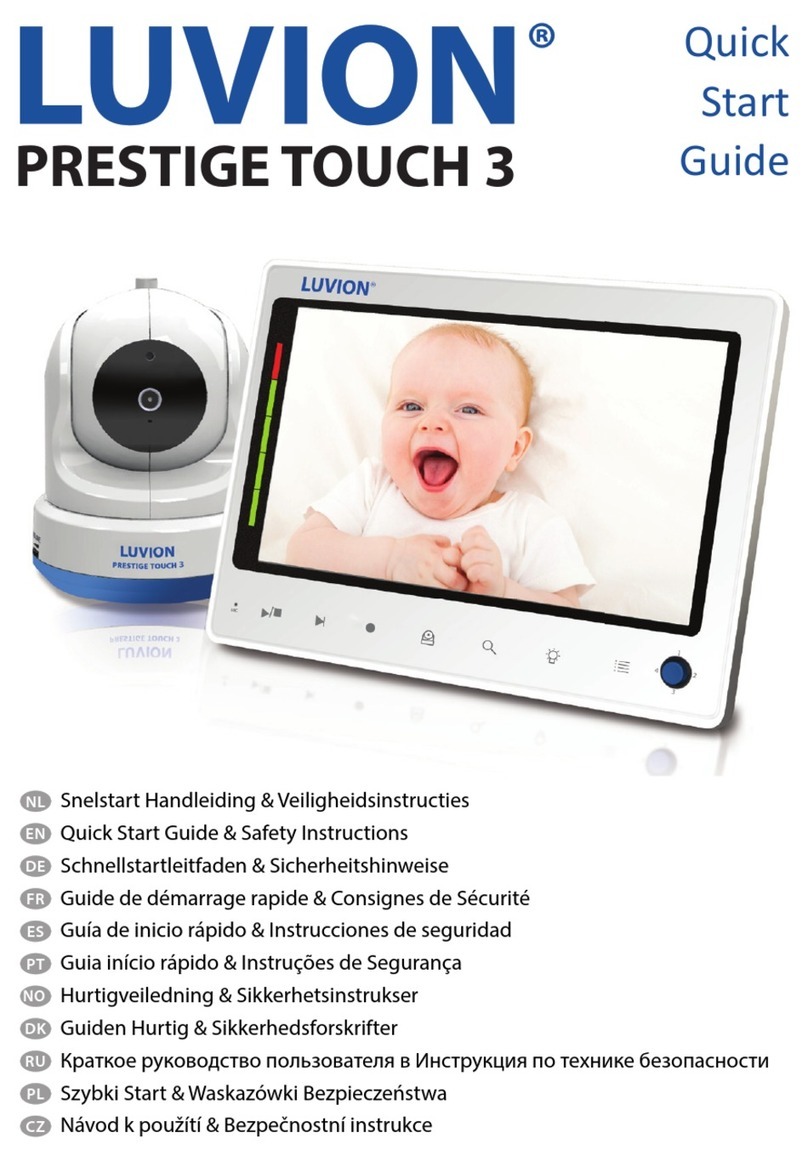 Luvion PRESTIGE TOUCH 3 User manual Luvion PRESTIGE TOUCH 3 User manual