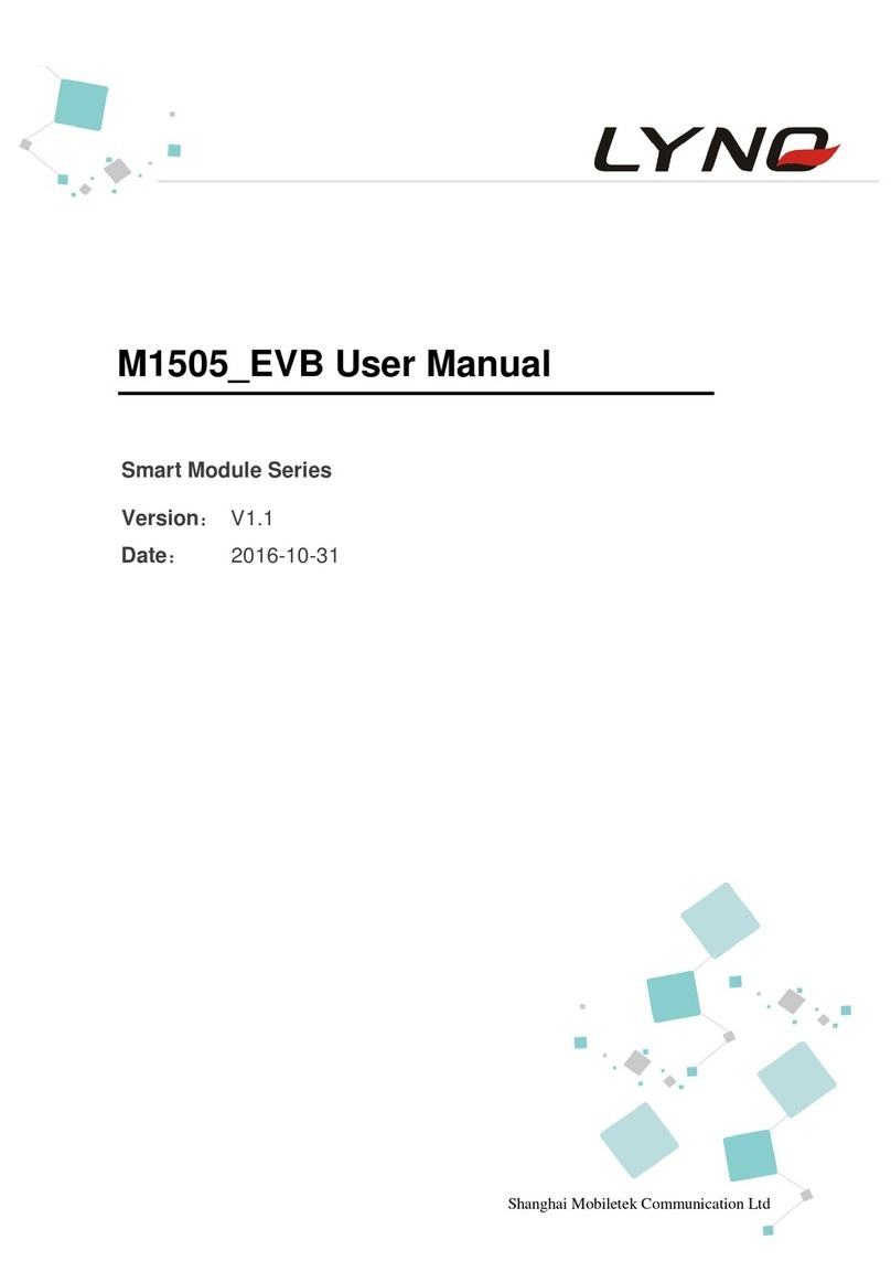 Mobiletek LYNQ M1505 EVB user manual