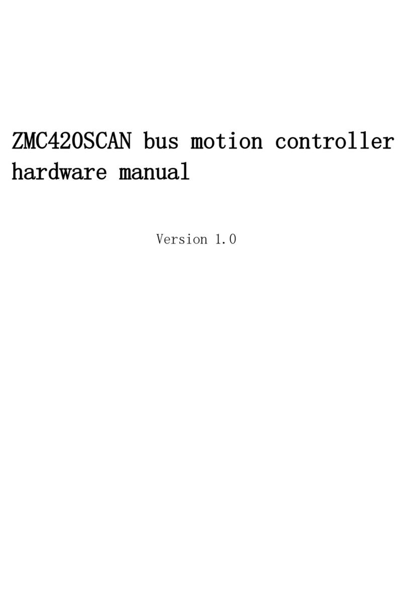Zmotion ZMC420SCAN User manual