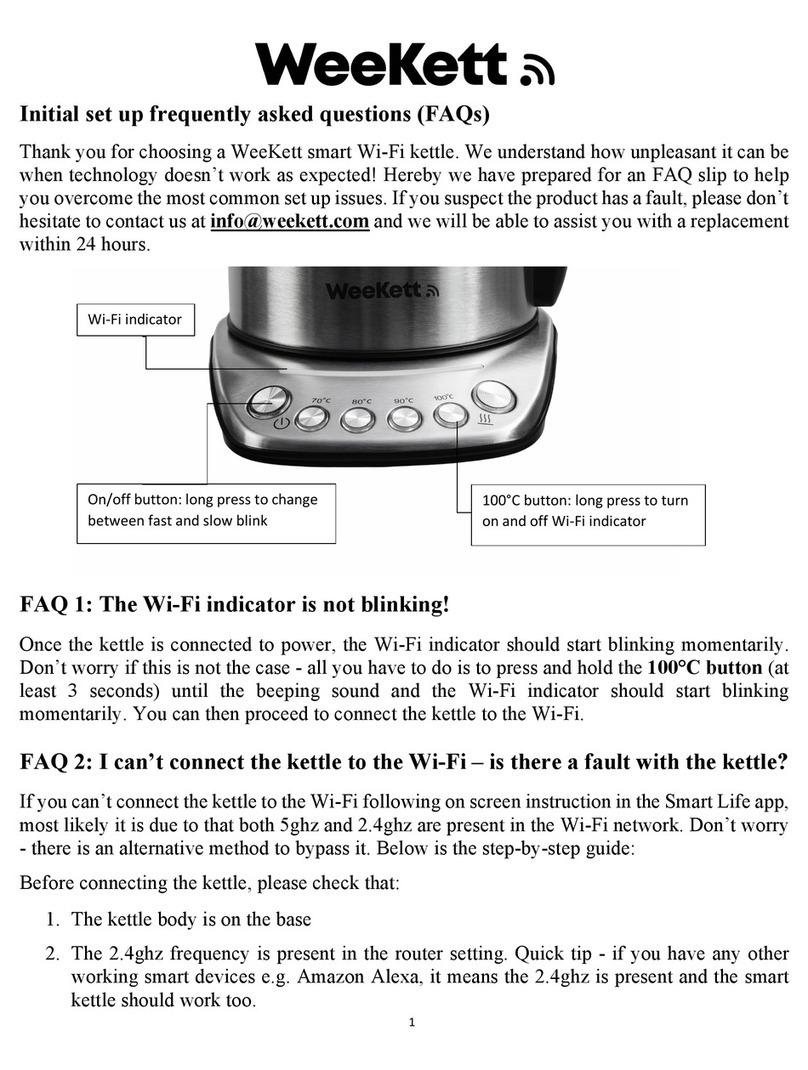 WeeKett KE4071TF Manual