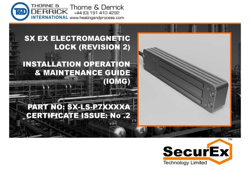 T&D SecureEx SX-LS-P7 Series Installation, operation and maintenance guide